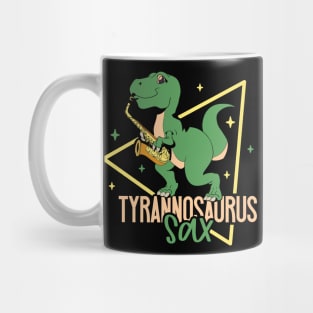 Tyrannosaurus Sax - TREX on the saxophone Mug